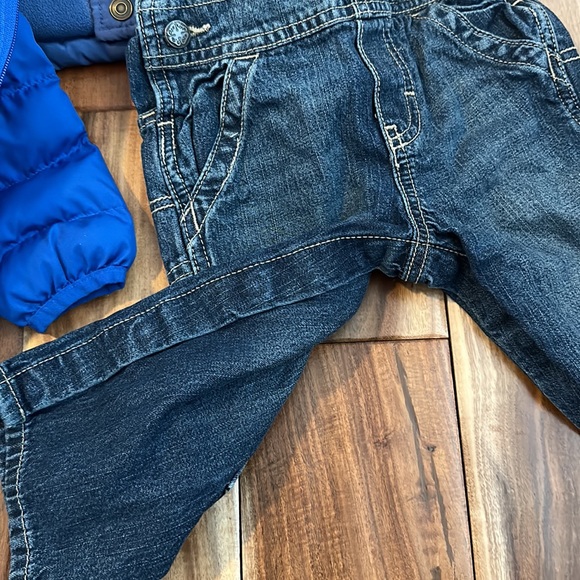 OSHKOSH B’GOSH OVERALLS CARTERS’SVEST WONDER NATION PUFFER JACKET SIZE 12 MONTHS - Picture 6 of 7